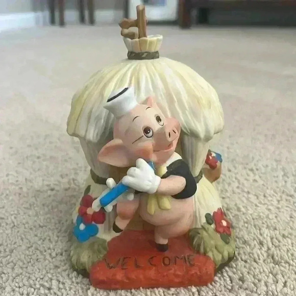 Vintage Disney’s 3 Little Pigs Music Box - Picture 1 of 6